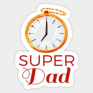 SUPER DAD Sticker